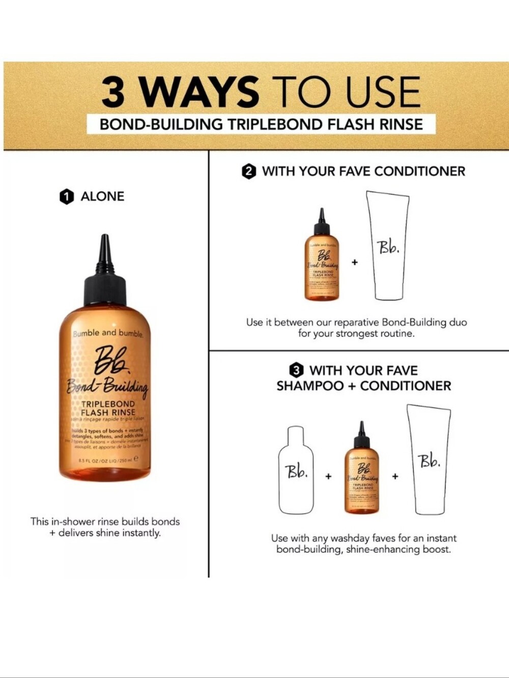 Bumble & Bumble Triple Bond Flash Rinse 8.5 oz - Picture 7 of 10
